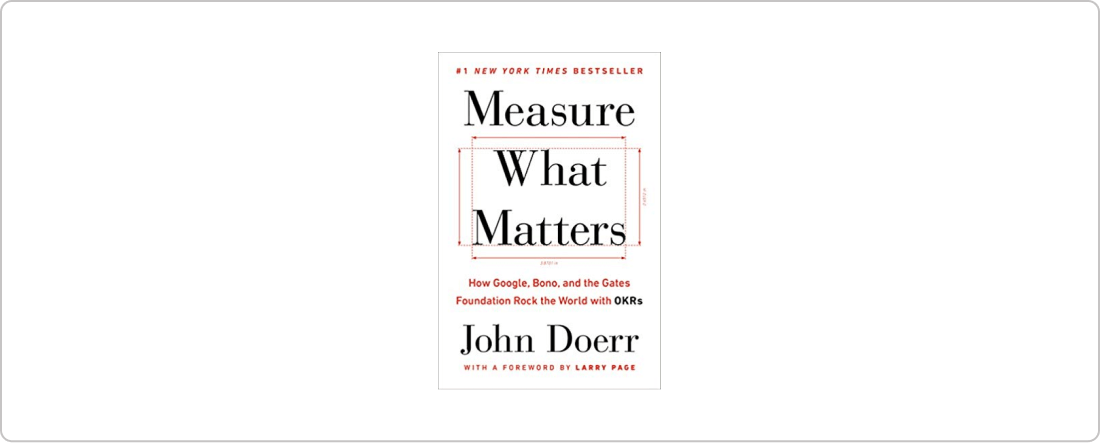 measure what matters okr book